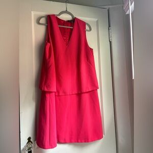 Ellen Tracy Sleveless V neck Dress